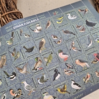 julemærke-dueblå-danske-fugle-Einer-Holboll-1965